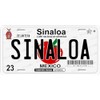 placas de Sinaloa personalizada