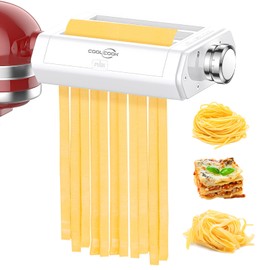 Pasta Attachment for KitchenAid Stand Mixers, 3 in 1 Pasta Maker Set for Kitchenaid, Includes Pasta Roller, Pasta Cutter and Fettuccine Cutter with Cleaning Brush