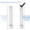 Flyercatch PL18W U/V/A Replacement Black Blue Light Bulb,2G11 Base 4