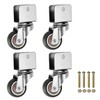 PATIKIL 1.5 Inch Caster Wheels, 4 Pcs Swivel Casters with