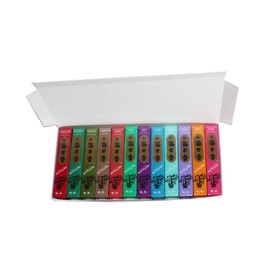 Morning Star Nippon Kodo Incense - 12 Fragrance Assortment (Total 12x50, 600 Sticks) - Sandalwood, Cedarwood, Green Tea, Frankincense, Myrrh, Sage, Musk, Jasmine, Gardenia, Lavender, Amber, Lotus