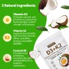 Gwynne Vitamina 000ui 200mcg 120cápsulas Aceite Coco Vírgenapoyo Óseo Inmunológico