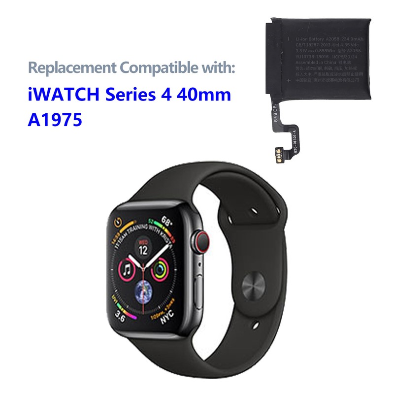 SWARK Battery A2058 Compatible with IWATCH Series 4 40mm /A1975/A1977/A2007