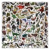 [Set of 100] Realistic Dinosaur Sticker Set, Tyrannosaurus, Triceratops, Ancient