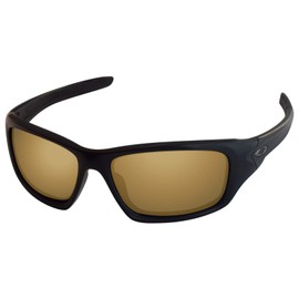 LenzReborn Polarized Lens Replacement for Oakley Valve New 2014 OO9236 Sunglass - Umber Gold - Polarized Mirrored