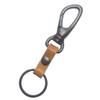 Highstyle Keychain, Tochigi Leather & Antique Black Carabiner, Base Grade