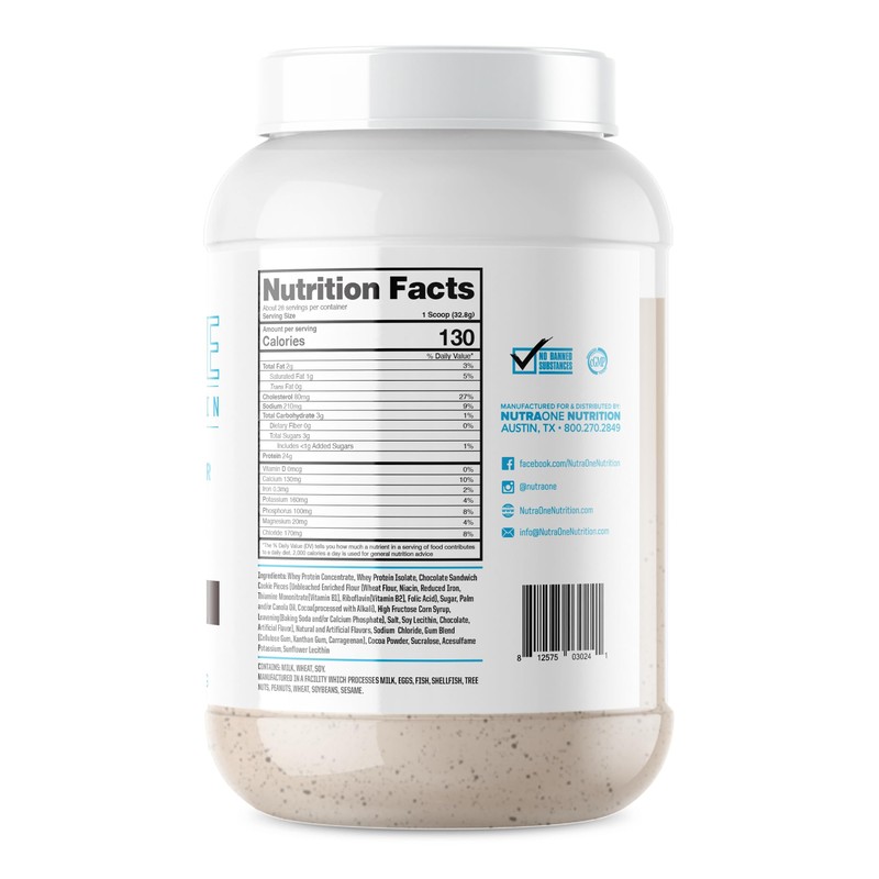 NutraOne ProteinOne Whey Protein Promote Recovery and Build Muscle with