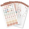 BIROYAL Sticker Set | 10 Sheets Bullet Journal Stickers |