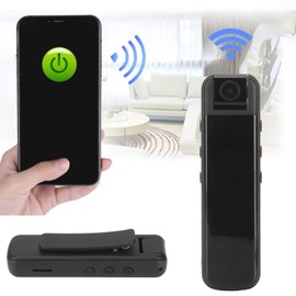 Body Camera, 1080P Body Worn Camera Video Recorder, Night Vision Wearable Camera with Clip, USB C Mini Security Camera for Riding, Home, Office