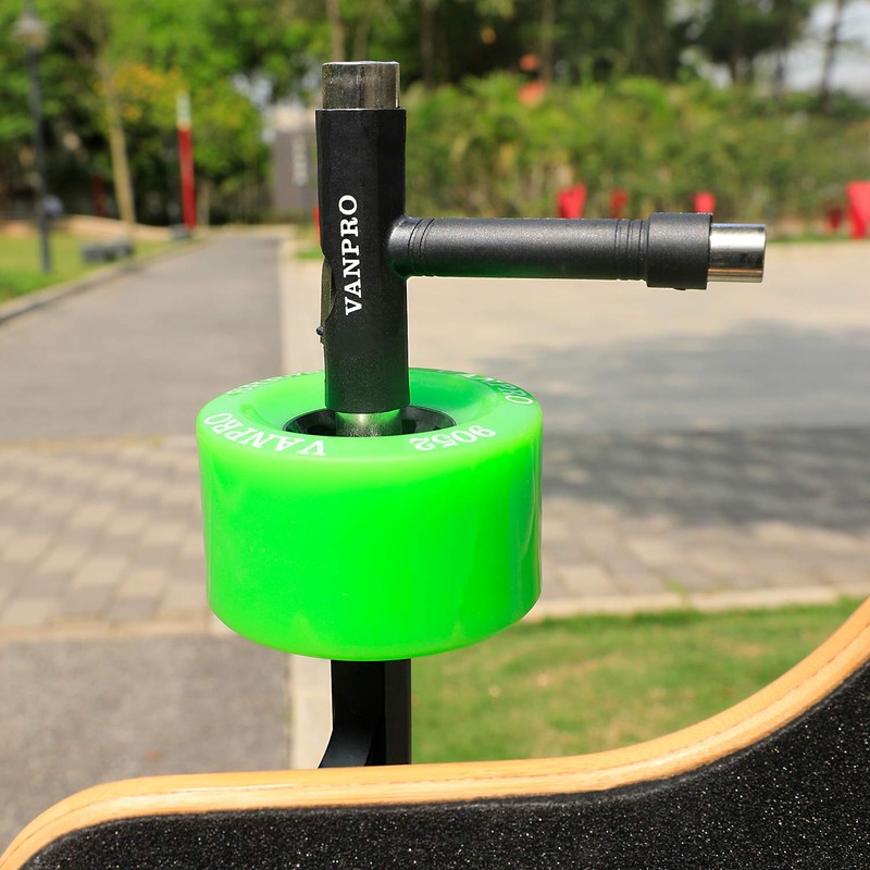 Vanpro All-In-One Skateboard Tool, Universal Carrying, Multi-functional Skateboard Maintenance, Allen