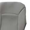 FZJDSD Gray Driver Side Bottom Perforated Leather Replacement Seat Cover