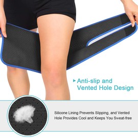 Breathable Thigh Support, Neoprene Thigh Compression Support Sleeve Wrap for Pulled Hamstring, Sprains, Strains, Swelling, Tendon, Torn Muscle, Sports Injury, Recovery and Rehabilitation