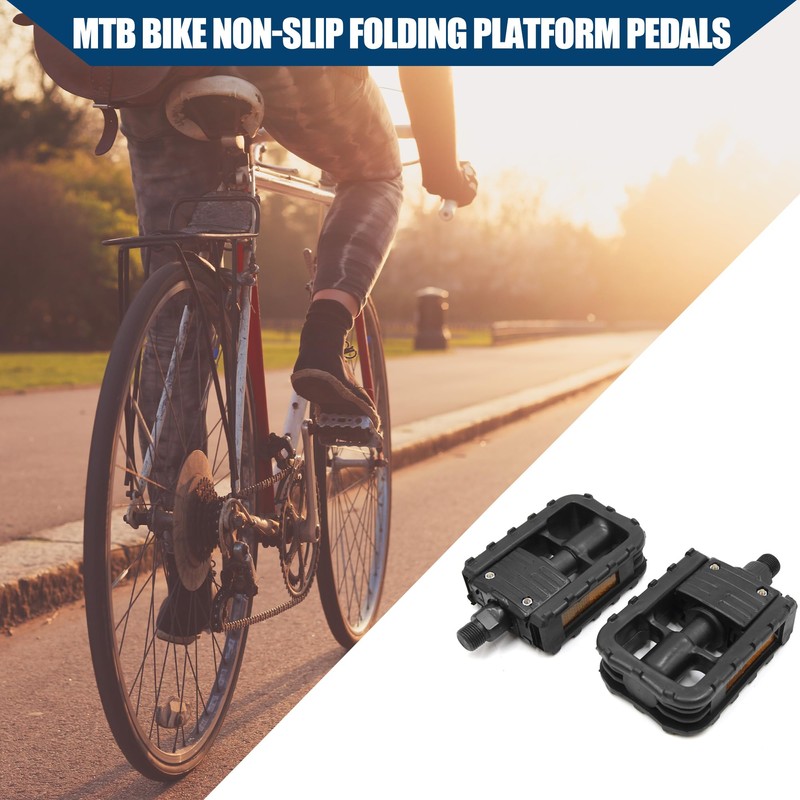 Hihaha MTB Bike Non-slip Folding Platform Pedals Aluminum Alloy /1