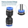 sourcing map Push to Connector Fitting, 4mm Tube OD Quick