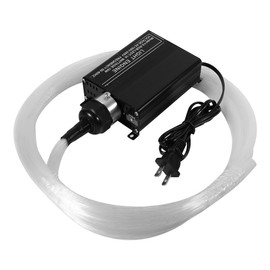 Fibreglass LED Light, 16 W RGBW Light Generator Fibre Optic RGB LED Starry Sky with Remote Control 150 Light Fibres Starry Sky LED Fibre Optic for Bedroom Dining Room Wedding Christmas (EU Plug)