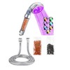 7 Colour Changing Led Shower Head Ionic Filtration Shower Hose