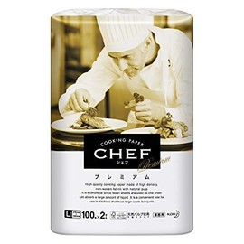 Kao CHEF Premium L (100 Sheets x 2 Rolls) x 6 Piece Set, Commercial Kitchen Paper, Chef Premium