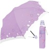 Klux 125485 Children's Folding Umbrella, 19.7 inches (50 cm), Purple