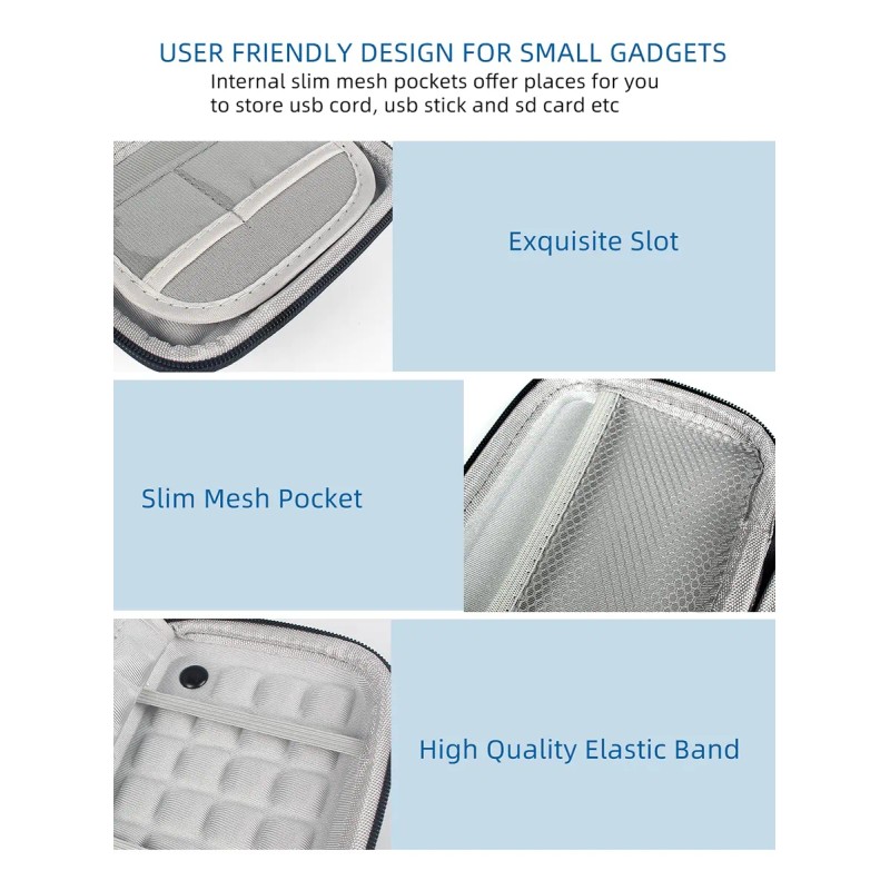 Funda Disco Duro Externo 2.5-inch Estuche Organizador Atolla