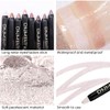 Kaely 2Pcs Cream Eyeshadow Sticks Set for Eyes Waterproof,Champagne Shimmer