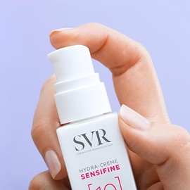 SVR Sensifine Crema Hidratante con Textura en Gel para Piel Sensible con Pantenol, 40 ml