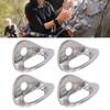 10Pcs Climbing Hanger Lightweight Stainless Steel Rock Climbing Anchors for