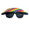 Rainbow Pride Foam Visor Attaches to Sunglasses, Unisex, 2 Visors