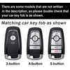 ontto 4-Button Key Protector with Keychain Fit for Ford Explorer