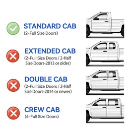 Window Visors Rain Guards for 1997-2003 Ford F150 Standard Cab, Out-Channel Window Vent Wind Deflectors Visors Shades for 1997-1999 F250, 2004 F-150 Heritage Regular Cab, 2PCS