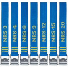 NRS 1.5" Heavy Duty Straps 20' Pair Iconic Blue