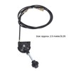 Creative.C Excavator Throttle Control Cable 2.5M 8.2ft Manual Flexible Throttle