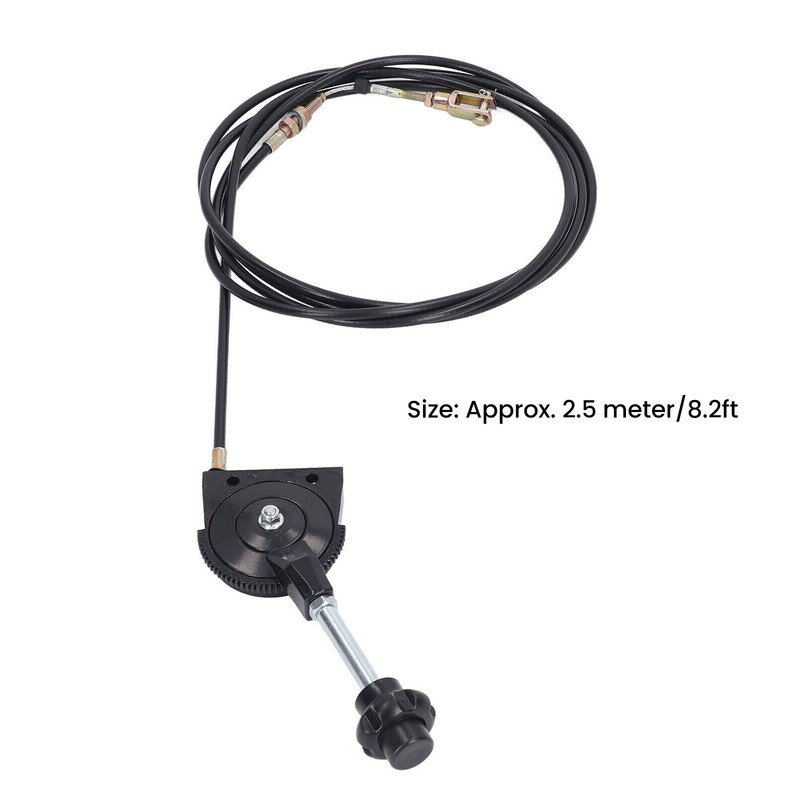 Creative.C Excavator Throttle Control Cable 2.5M 8.2ft Manual Flexible Throttle