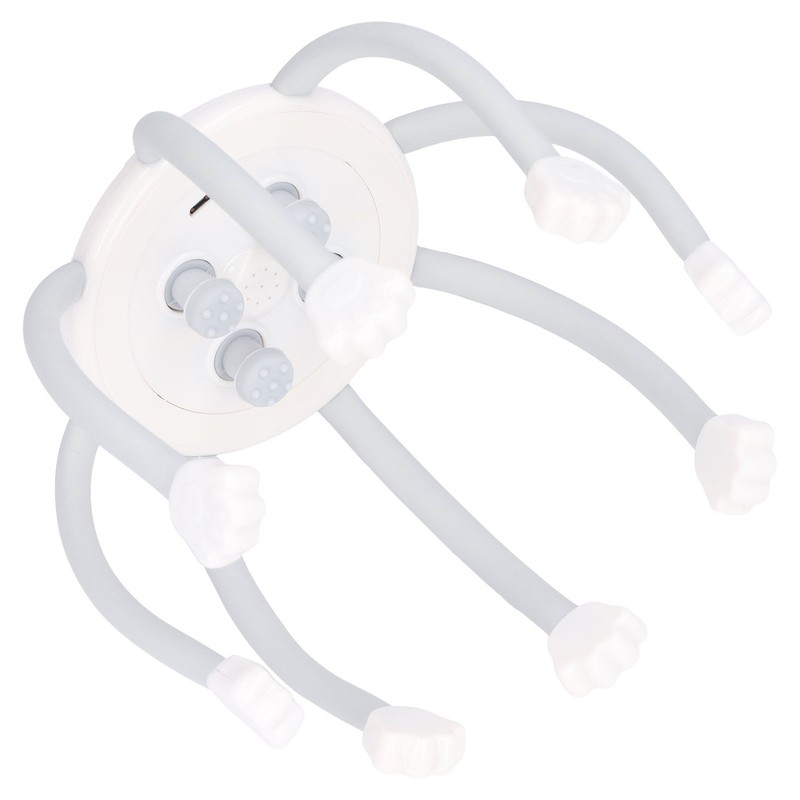 Electric Head Massager Rechargeable Ergonomic Stress Relief Relax Claw Scalp