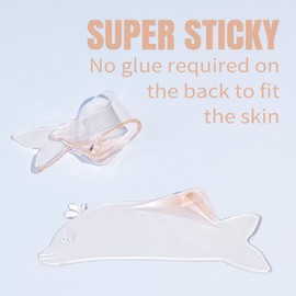 Lomansa Lash Lift Pads, Lash Lift Shields, Only for Perming Step1, Ultra Thin and Sticky, Multiple Uses as Eye Patches or Lash Lift Ribbon for Salon(Orange)