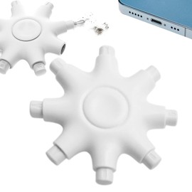 Phone Speaker Cleaning Kit, Cell Phone Charging Port Cleaning Tools, Travel Size Electronics Manual Accessories Multi-Purpose for Home, Business, Dorm, School