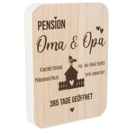 Spruchreif I Saying Board I Decorative Board with Saying I Wooden Stand with Saying I Decorative Stand with Lettering I Gifts for Grandma and Grandpa I Gift Grandparents I Engraved Gift Family