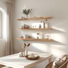 GXYAWPJ 36 Inch Floating Shelves for Wall Rustic Light Wood