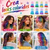 Tinte para el Cabello de 8 Colores, Color Duradero, Unisex