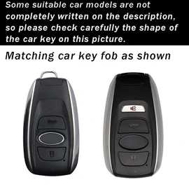 ontto Metal Key Fob Cover Leather Car Key Case Stylish Key Holder Anti-Scratched Fit for Subaru BRZ Legacy Outback Ascent Crosstrek Forester WRX Impreza STI Accessories,Green