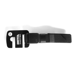 1.25 Inch Elastic Stretch Belt with Adjustable Buckle, Unisex (Small, Black)