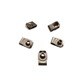 M5 Stainless Steel U -Style Clip-On Nut,U-Type Fasteners (Pack of 30)
