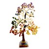 Sawcart Seven Chakra Crystal Bonsai Money Tree with Pyramid Base