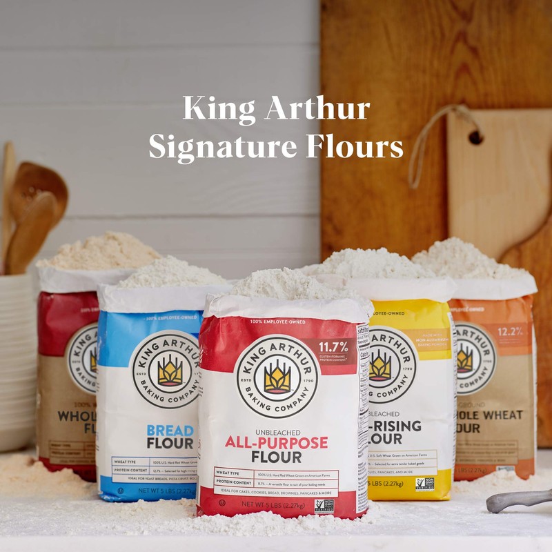 King Arthur, Unbleached Self Rising Flour, Non-GMO Project Verified, No