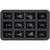 Feldherr Half-Size Case 50 Compatible with Blood Bowl: Skull-Tribe Slaughterers