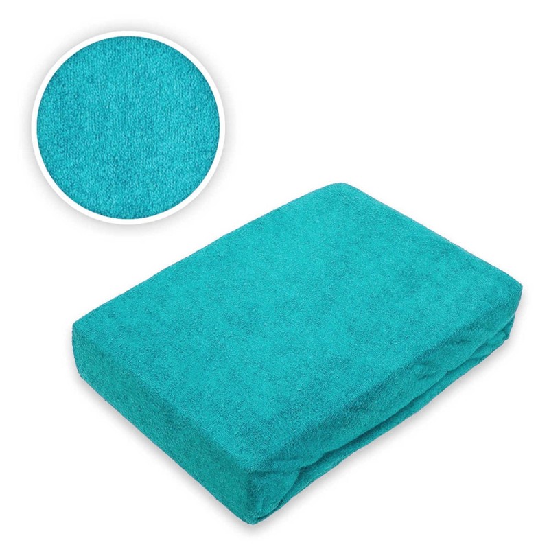 Exclusive home textile terry fitted sheets with elasticated edging., 60