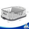 MR.SIGA Dish Drying Rack for Kitchen Counter, Compact Dish Drainer
