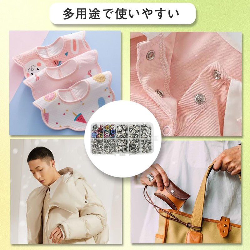 Snap Button Handy Press Tool Set, Ring Snap, Hook Button,