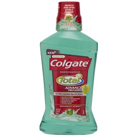 Colgate Total Advanced Pro-Shield Mouthwash, Spearmint Surge, 16.9 Fluid Ounce