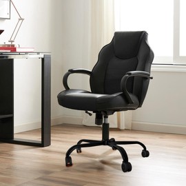 Frassie Office Gaming Chair Metal Base Replacement with Bottom Plate Stand Cylinder, 5 Wheels (Black)