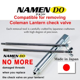 FUNKS NAMENDO Check Valve Removing Tool Compatible for Coleman Lanterns Stove Fits 200A 220 222 226 228 Made in Japan